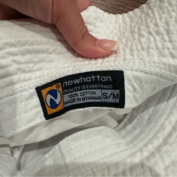 White Bucket Hat - Picture 3 of 4